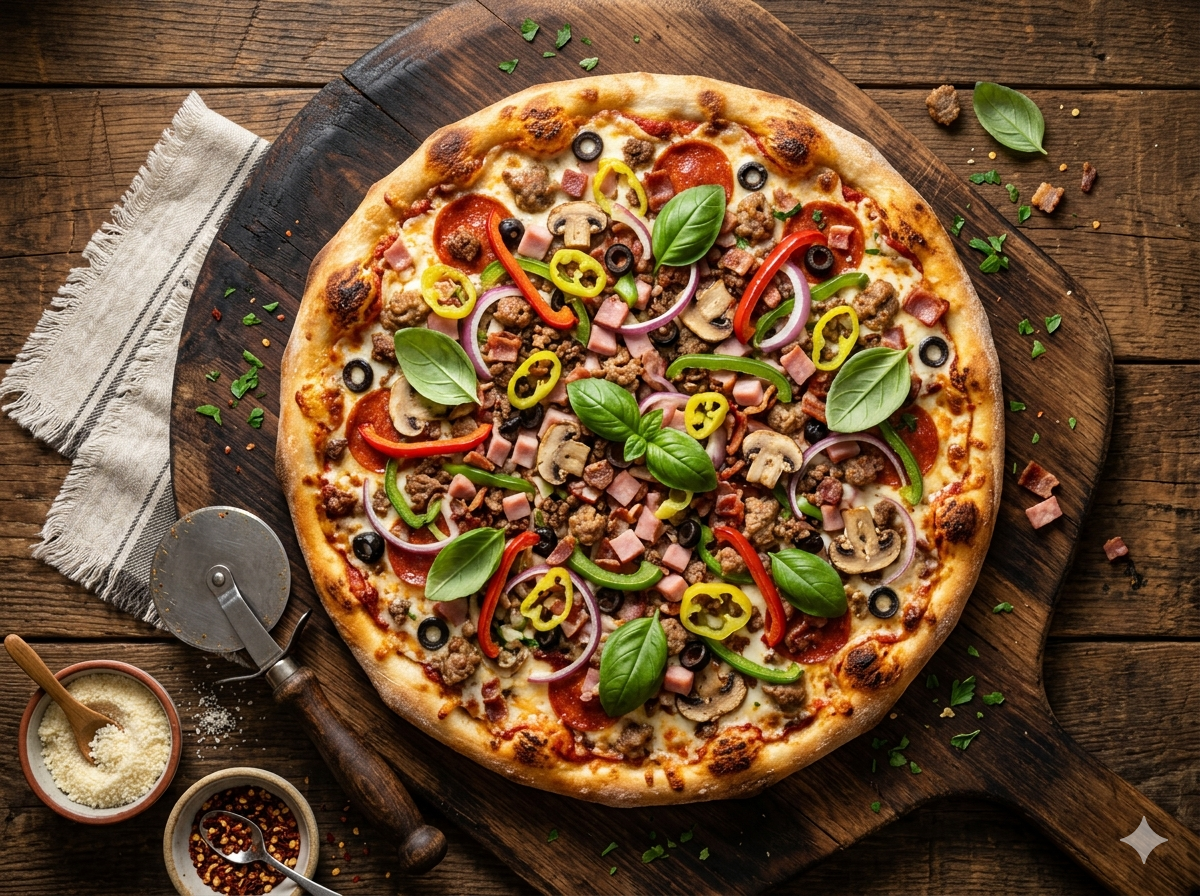 All The Way Pizza — halal brick-oven pizza in Clifton & Paterson, NJ